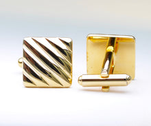 Gold-plated Square Cufflinks