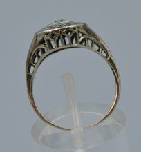 14K white gold Antique Art Deco diamond ring
