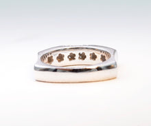 Satin Finish Diamond Pave Band