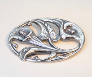 Sterling Silver Calla Lily Brooch