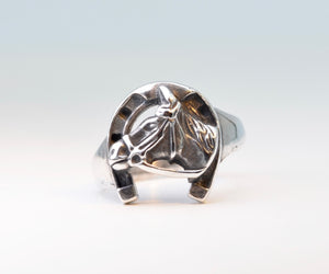 Sterling Silver Horseshoe Ring