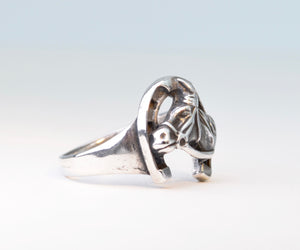 Sterling Silver Horseshoe Ring