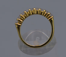 18K yellow gold Diamond Anniversary Band with nine Diamonds