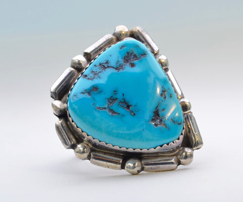 American Indian Turquoise Silver Ring