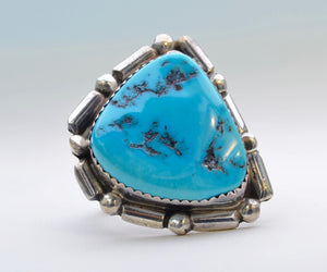 American Indian Turquoise Silver Ring