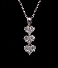 18K white gold "Lady Heart" Diamond pendant