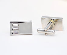 Cufflinks with Cubic Zirconia Accents